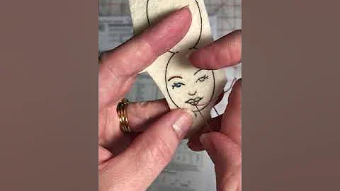 Bucilla Tutorial ~ Embroidery on Felt Faces.