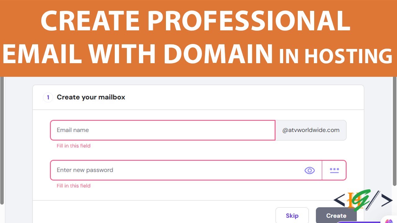 How to Create Professional Email with Domain in Hostinger Hosting - YouTube
