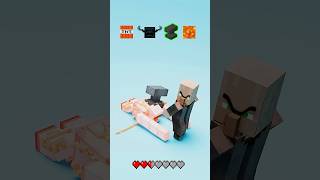 Minecraft Mobs vs Iron Golem The Hero Satisfying 3d Fluid and Cloth Simulation |