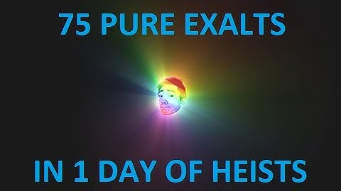 [3.12] 75 Pure Exalts Dropped in One Day From Heist (Fractured Blueprints):  Is it Worth?