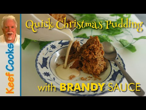 Quick Christmas Pudding | Microwave Mincemeat Christmas Pudding