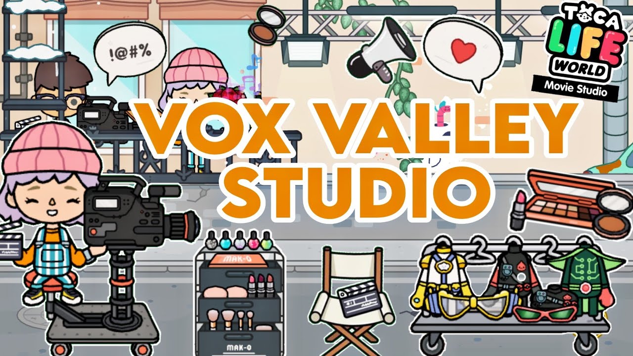 Tour with rosie at Vox Valley Studio New Update Locations Toca Life
