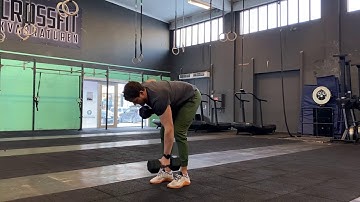 Alternating dumbbell bent over rows(top down)
