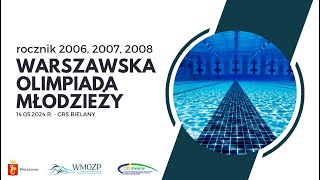 Warszawska Olimpiada Młodzieży - rocznik 2006, 2007, 2008 - I BLOK