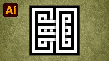 Pattern design | Black and white | Adobe illustrator tutorials | 002