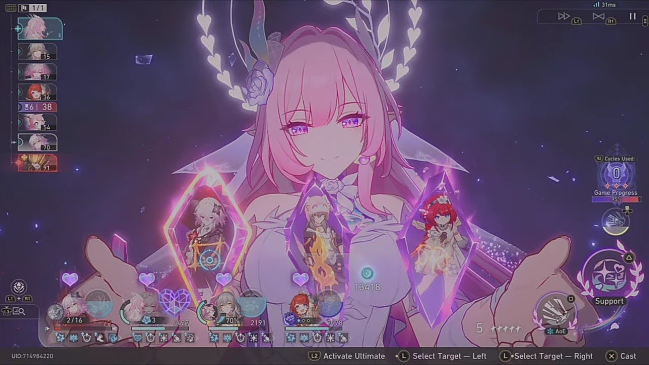 HSR 3.8 AA King in Check 0c no Castorice