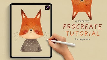 You Can Draw This Fox in Procreate | iPad Drawing Idea for Beginners | Step by Step Tutorial
