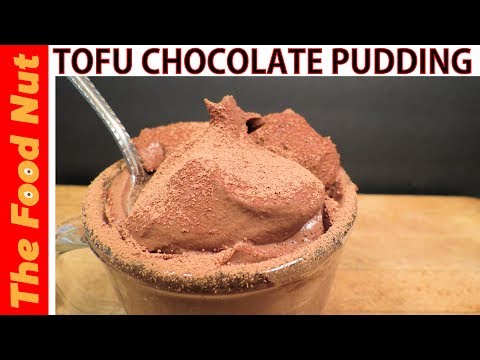 TOFU PUDDING RECIPE - Vegan chocolate mousse - BEST SWEET DESSERT
