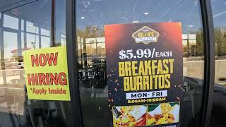 Rili-B&#39;s Taco Shop Drive Thru, Bacon Breakfast Burrito, Cherry Coke, Casa Grande, Arizona, GFH10021