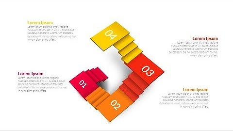 4 step business process / 3D stairs in powerpoint