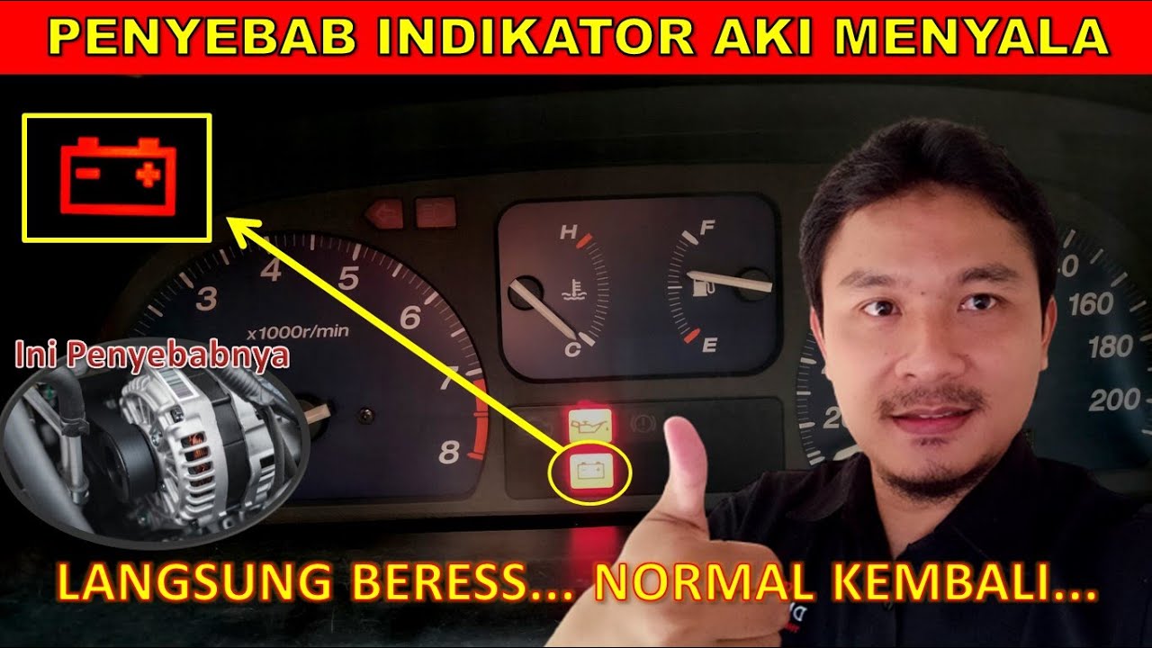 Cara Mengatasi Indikator Aki Mobil Menyala
