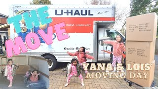 The Moving Day using U-Haul Rental 15' Truck | Yana & Lois