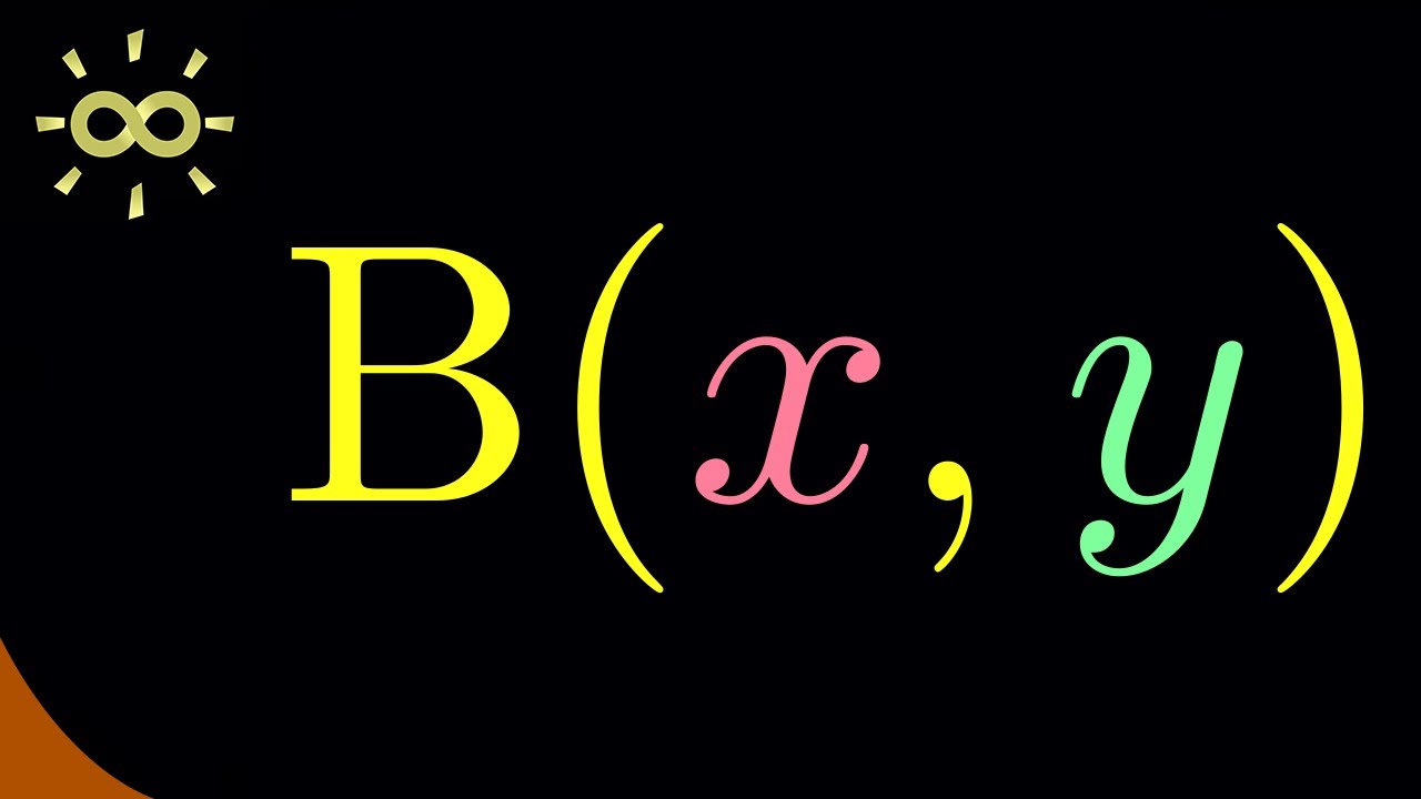 Beta Function [dark version] YouTube