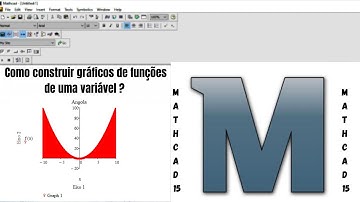 Como construir gráficos de funções de uma variável no MATHCAD 15 ? [PASSO A PASSO]