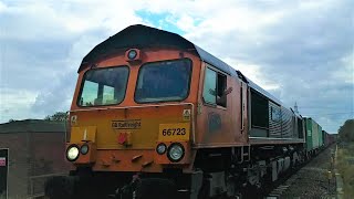 Darth Vader Star Wars imperial march train horn with sound glitches GBRf Class 66 66723, train 4M19