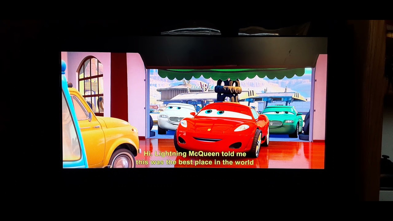Cars (2006) Michael Schumacher Ferrari on Luigi