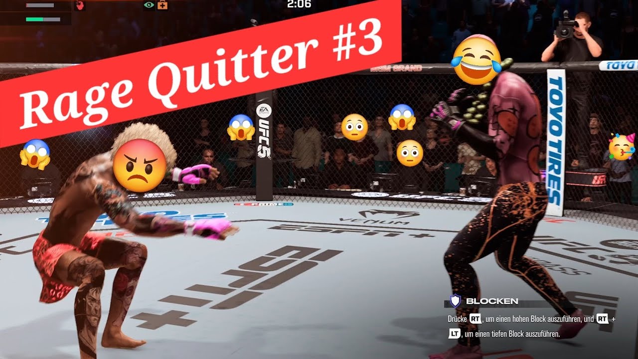 Rage Quitter😡🤣 Edition 3 Ufc5 online career mode - YouTube