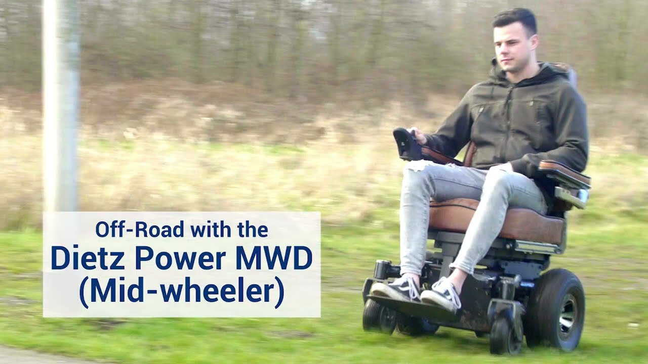 Kust Schildknaap Th Dietz Power Mid-wheeler Powered Wheelchair - Novis Healthcare® - YouTube