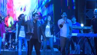 Idea Rocks India - Ambala -  Farhan Ahktar joins Shankar Ehsaan Loy on stage