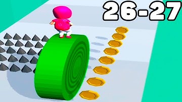 LAYERS ROLL - All Levels Gameplay Walkthrough Android,ios Level 26-27