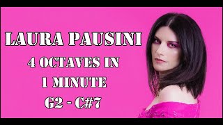 Laura Pausini - 4 octaves in 1 minute