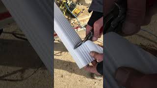 Part 1: How To Cut A Downspout Extension For A Hinge