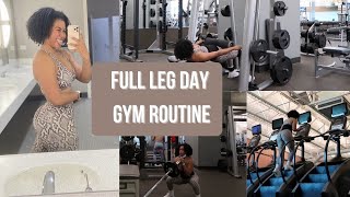 Full Leg Day Routine