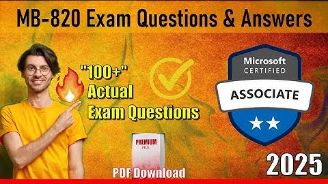 🔥MB-820 |📋Microsoft Dynamics 365 Business Central Developer Exam 2025 💯Paid Questions Free✅