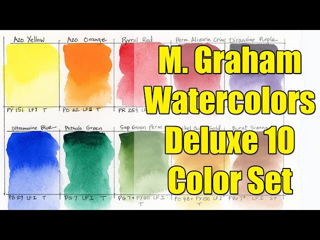 M. Graham Watercolor Deluxe (Intermediate) Set of 10