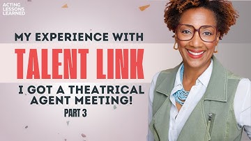 Agent Meeting Using Talent Link | How To Get An Agent?  #actorsaccess