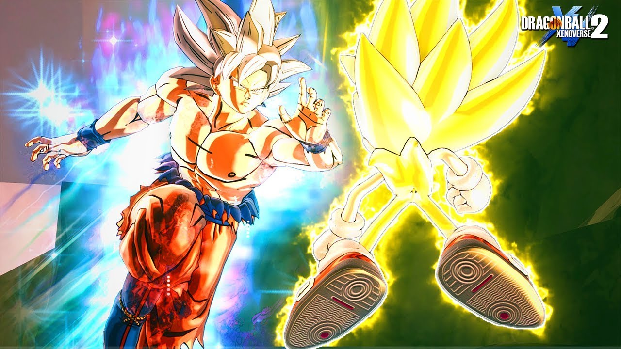 MUI Goku vs hyper sonic #dbz #dbgt #edits #foryou #fy #fyp #fypシ