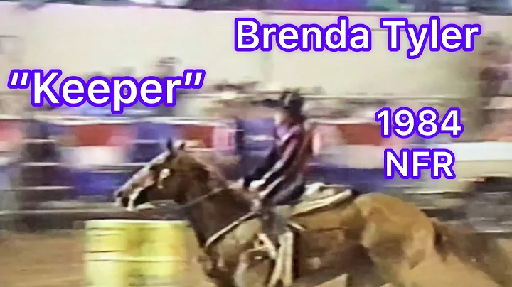 Brenda Tyler & "Keeper" 1984 National Finals Rodeo...