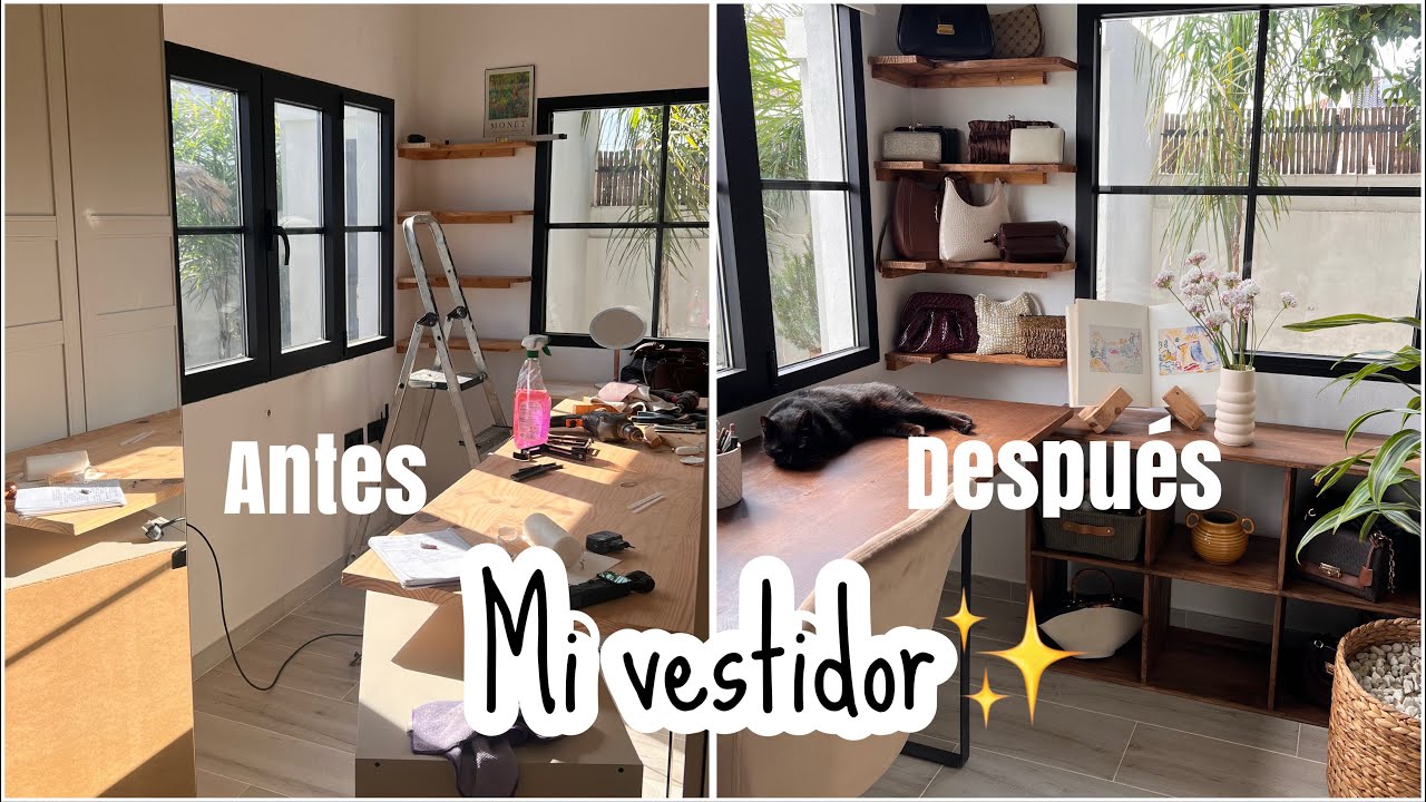 ANTES y DESPUÉS de mi VESTIDOR✨Transformación y organización completa