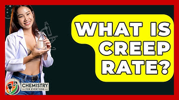 What Is Creep Rate? - Chemistry For Everyone