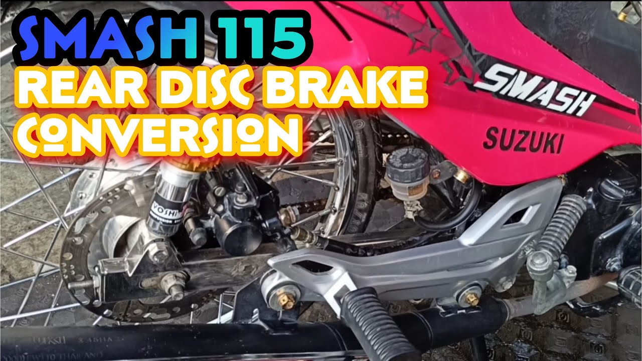 Smash 115 Rear Disc brake Conversion YouTube