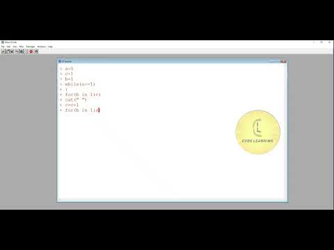 R | Printing pattern #19 | CodeLearning