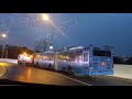 Буксир с автобусом ЛиАЗ 6213.22 №192172 едет на СМТО(14 автобусный парк), на утилизацию по МКАДу
