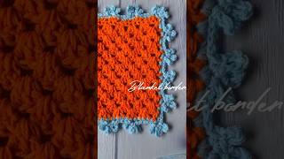Crochet a summer throw blanket border-beginner baby blanket; best way to crochet triple picot stitch
