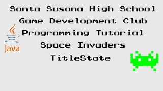 Programming Tutorial 25 - Space Invaders - 10 - TitleState