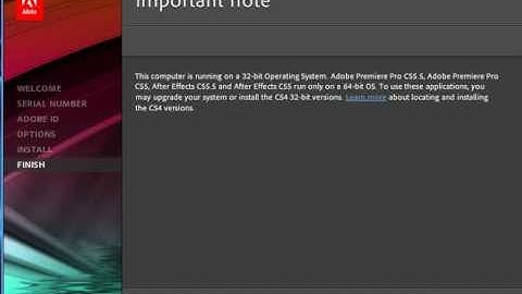 Adobe Master collection cs 5.5 Complet Installation