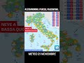 MALTEMPO E NEVE A BASSA QUOTA - METEO 21 Novembre 2025 #meteo