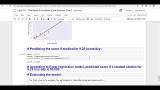 The Spark Foundation-Data Science-Task 1