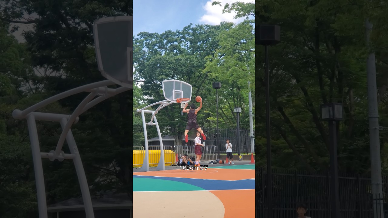 169cmダンカーがする３種目のジャンプトレーニング #AirKo