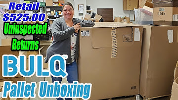 Unboxing a Bulq Pallet Paid $525.00 For Uninspected returns - Check out what I Got!!!