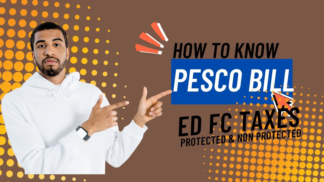 PESCO Bill ED FC and Other Taxes calculation.