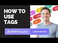 How to use Asana tags