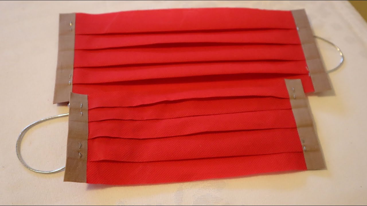 Make your own Dollar Store NO Sew Disposable Surgical Style Face Mask