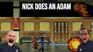 Famous Cum Town - Nick does an Adam Wealth