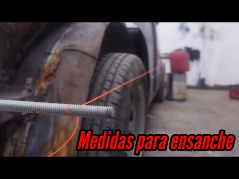 Ensanche de Fiat 600: Tirando hilos y medidas.