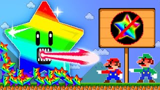 Mario But Rainbow Star are forbidden here! | ADN MARIO GAME